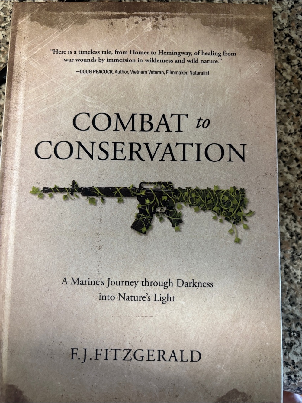 Combat to Conservation Book by F.J. Fitzgerald